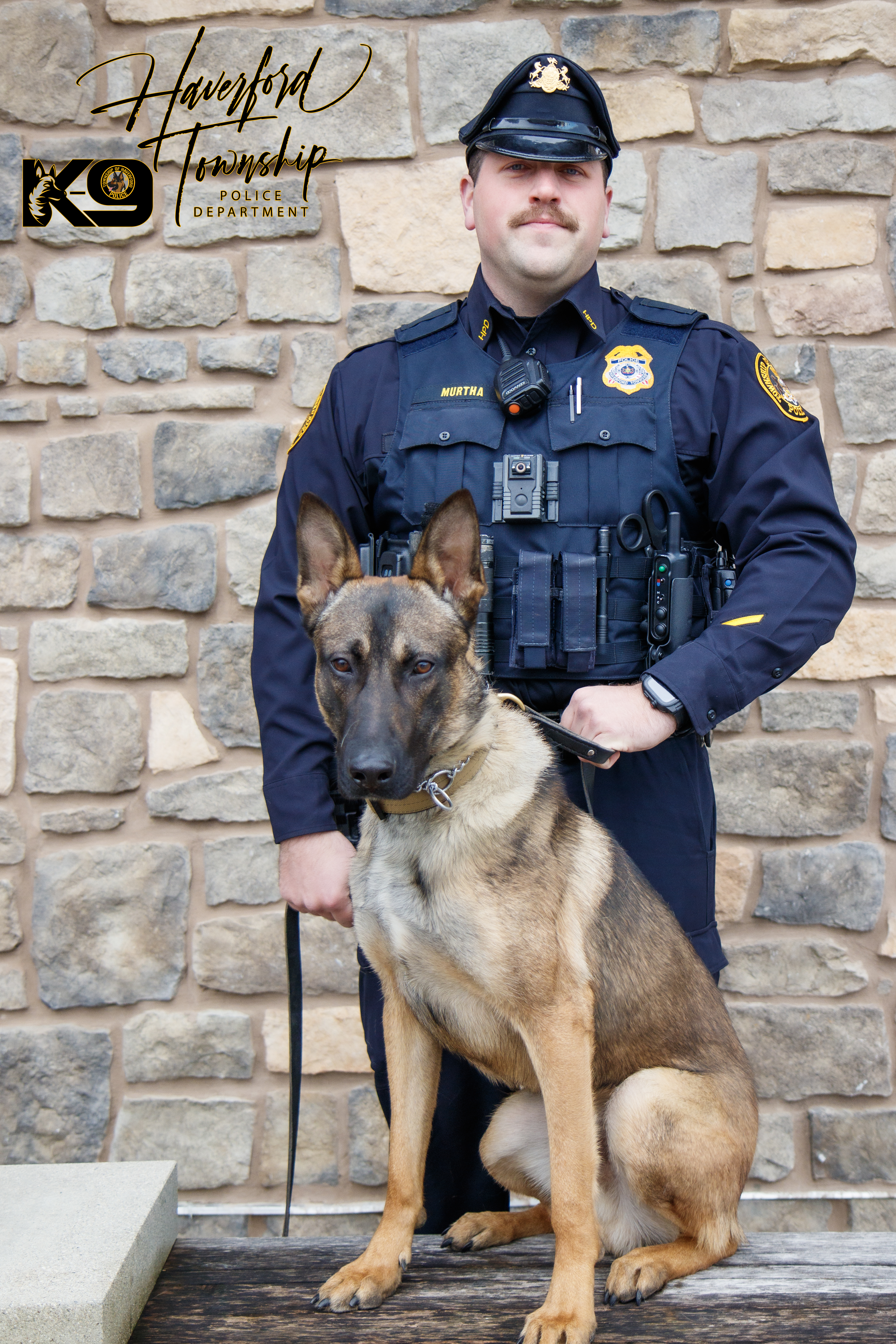Ofc. Murtha with K9 Dawkins for Vested Interest in K9s